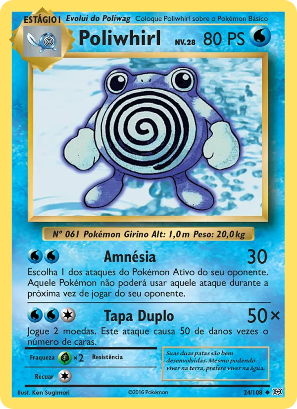 Poliwhirl Evoluções 24/108