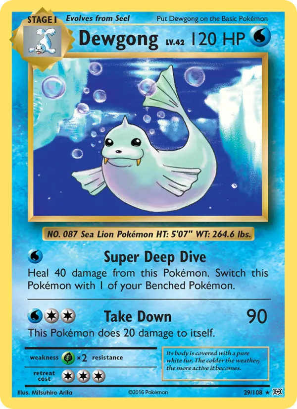 Dewgong Evolutions 29/108