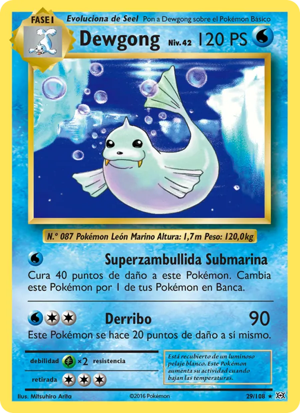 Dewgong Evoluciones 29/108