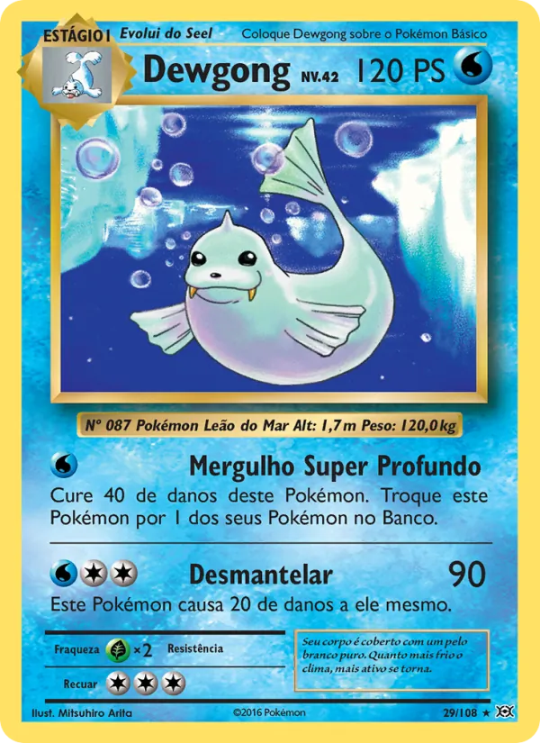 Dewgong Evoluções 29/108