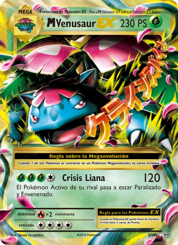 M Venusaur EX Evoluciones 2/108