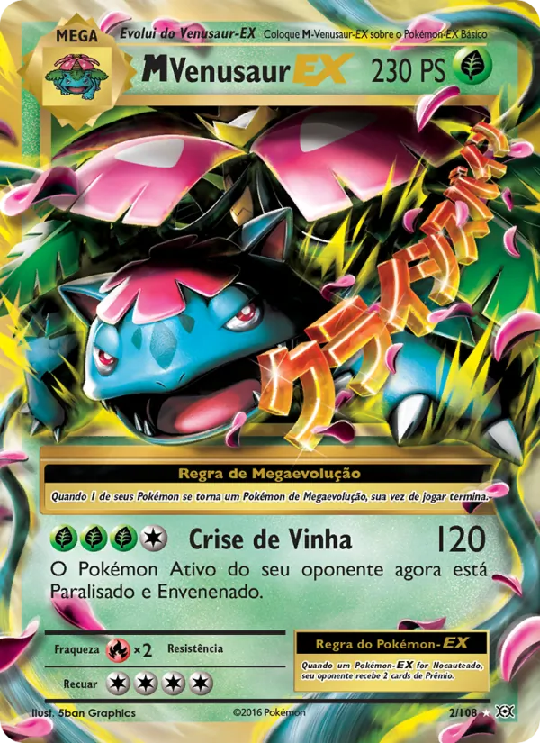 M Venusaur EX Evoluções 2/108