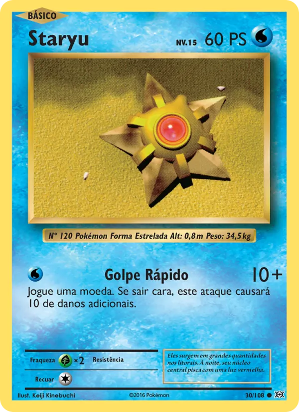 Staryu Evoluções 30/108