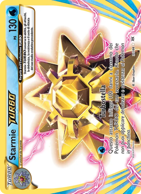 Starmie TURBO Evoluzioni 32/108
