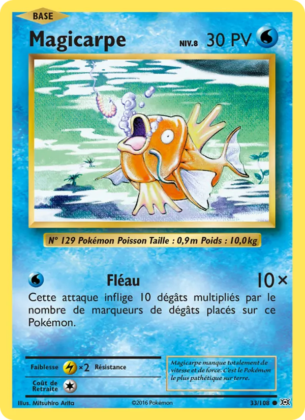 Magicarpe Évolutions 33/108