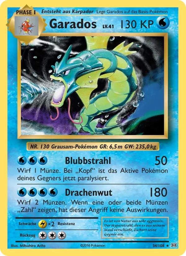 Garados Evolution 34/108