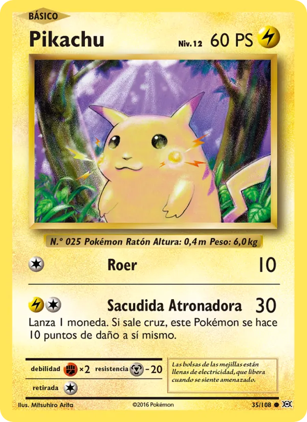 Pikachu Evoluciones 35/108