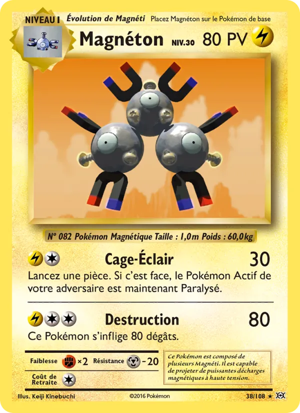 Magnéton Évolutions 38/108