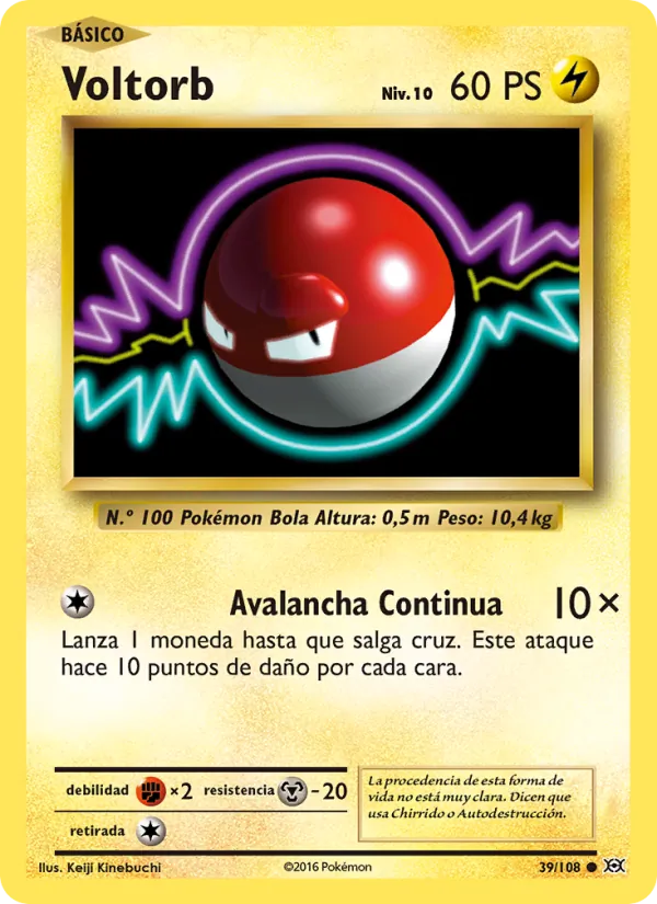 Voltorb Evoluciones 39/108