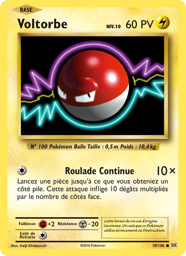 Voltorbe Évolutions 39/108