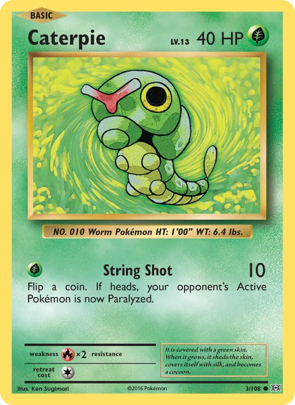 Caterpie Evolutions 3/108