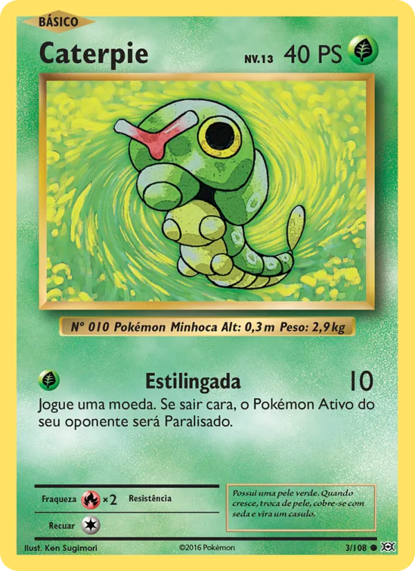Caterpie Evoluções 3/108