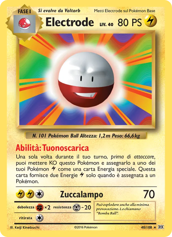 Electrode Evoluzioni 40/108