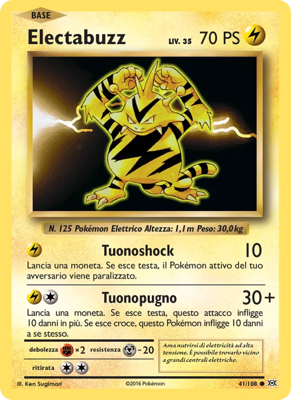 Electabuzz Evoluzioni 41/108