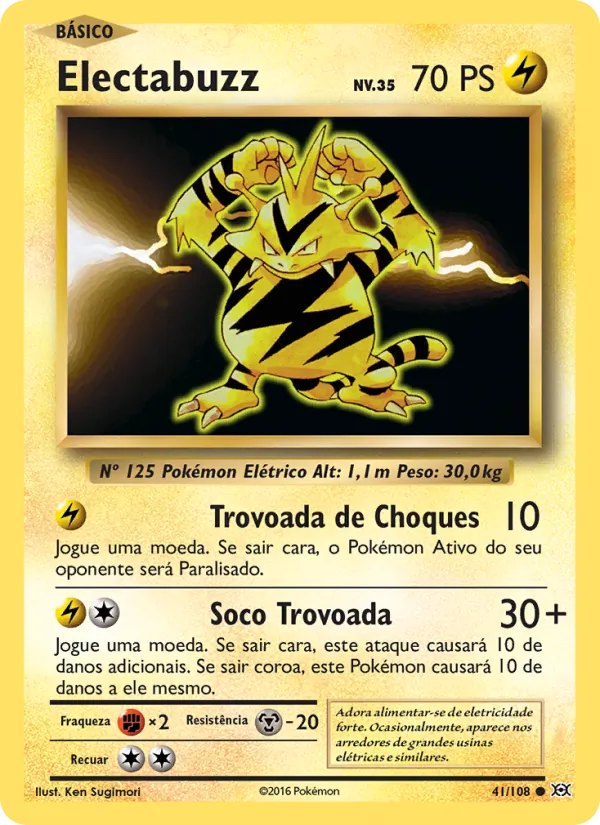 Electabuzz Evoluções 41/108
