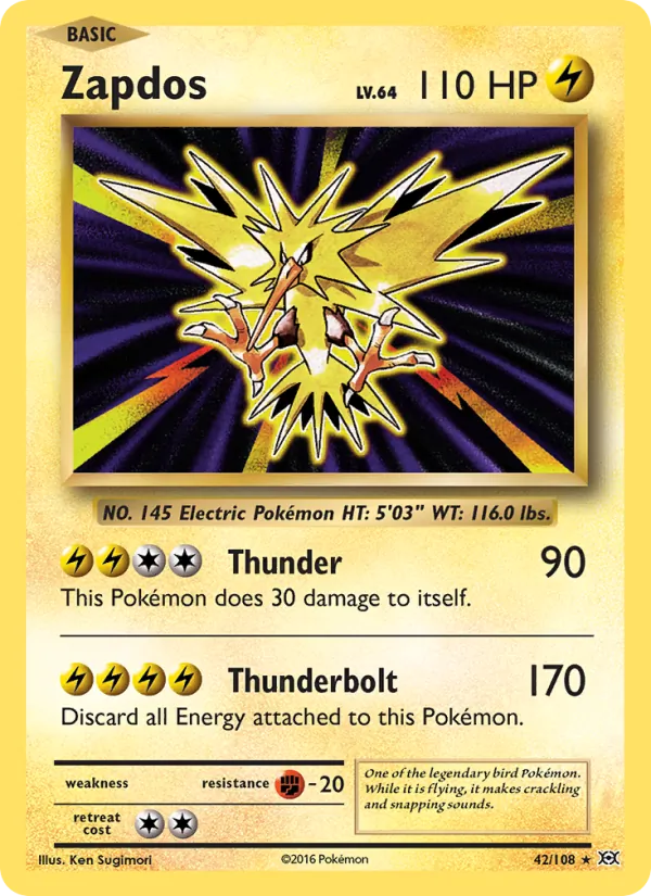 Zapdos Evolutions 42/108