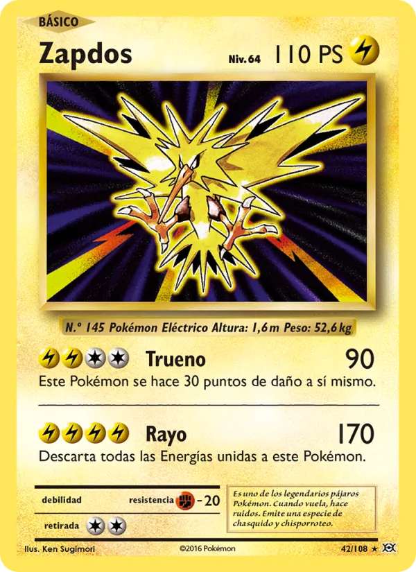 Zapdos Evoluciones 42/108