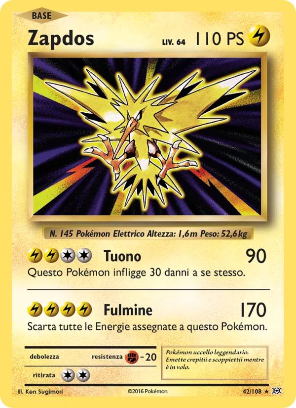 Zapdos Evoluzioni 42/108