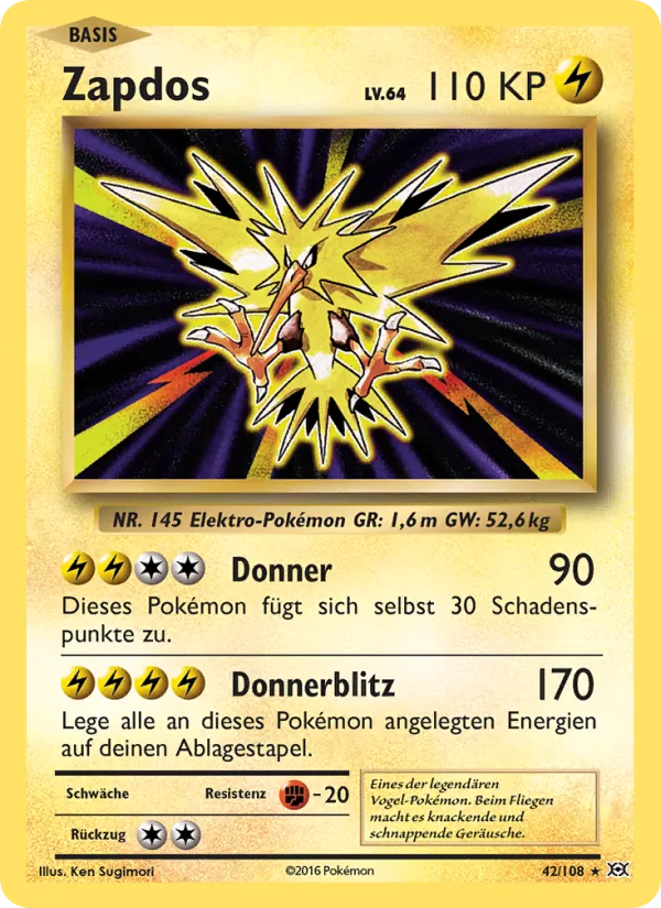 Zapdos Evolution 42/108