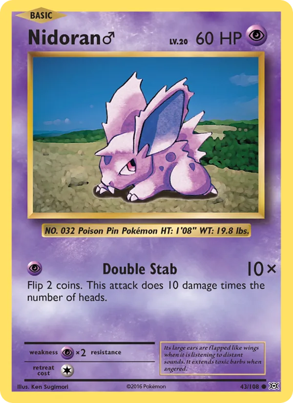 Nidoran♂ Evolutions 43/108