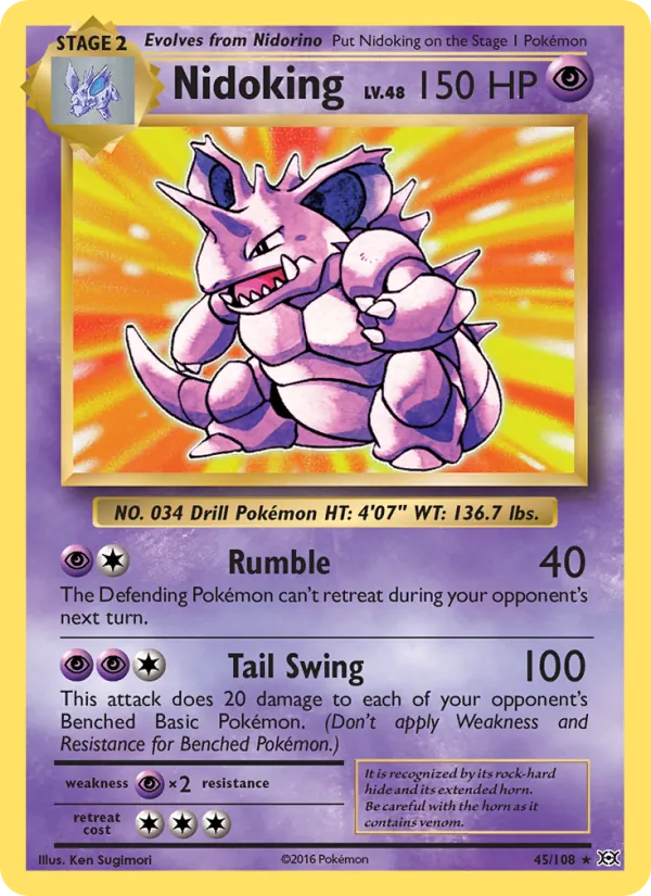 Nidoking Evolutions 45/108