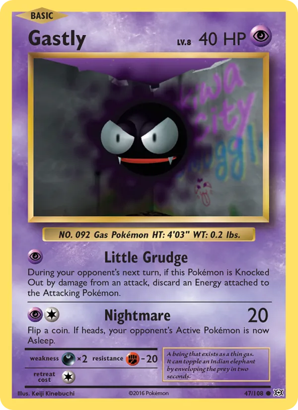Gastly Evolutions 47/108