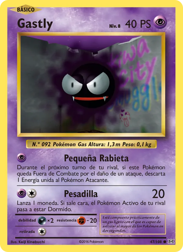 Gastly Evoluciones 47/108