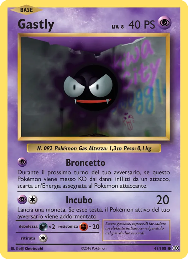 Gastly Evoluzioni 47/108