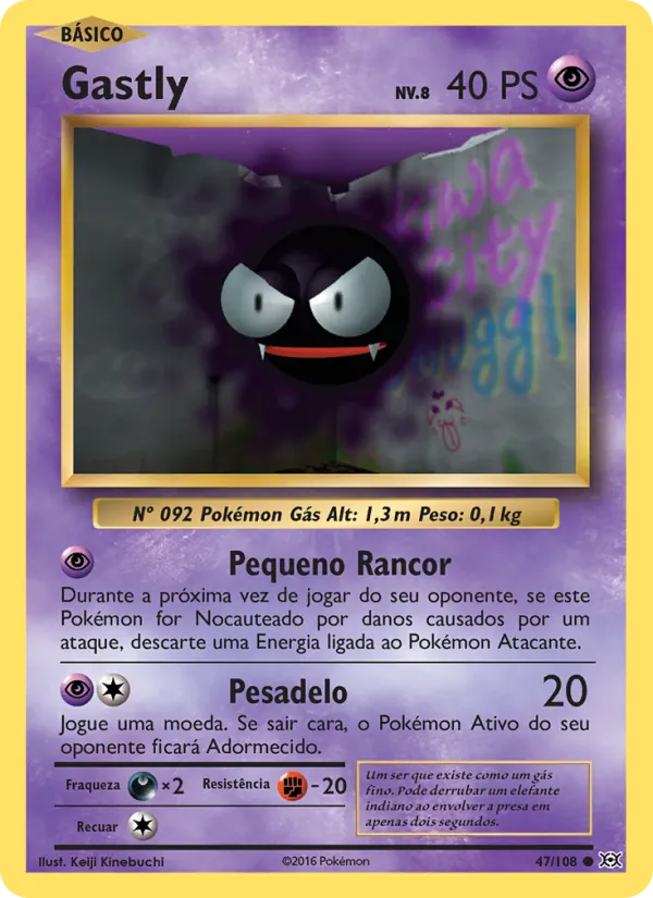 Gastly Evoluções 47/108