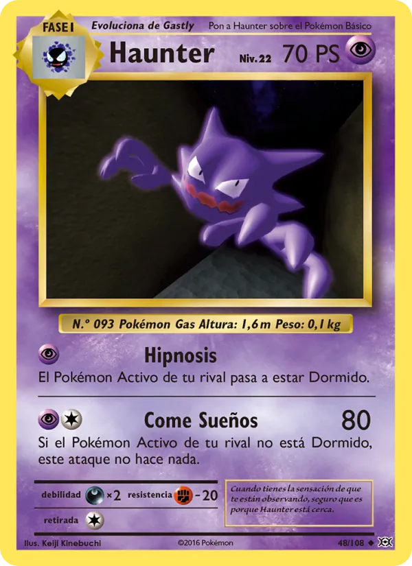 Haunter Evoluciones 48/108