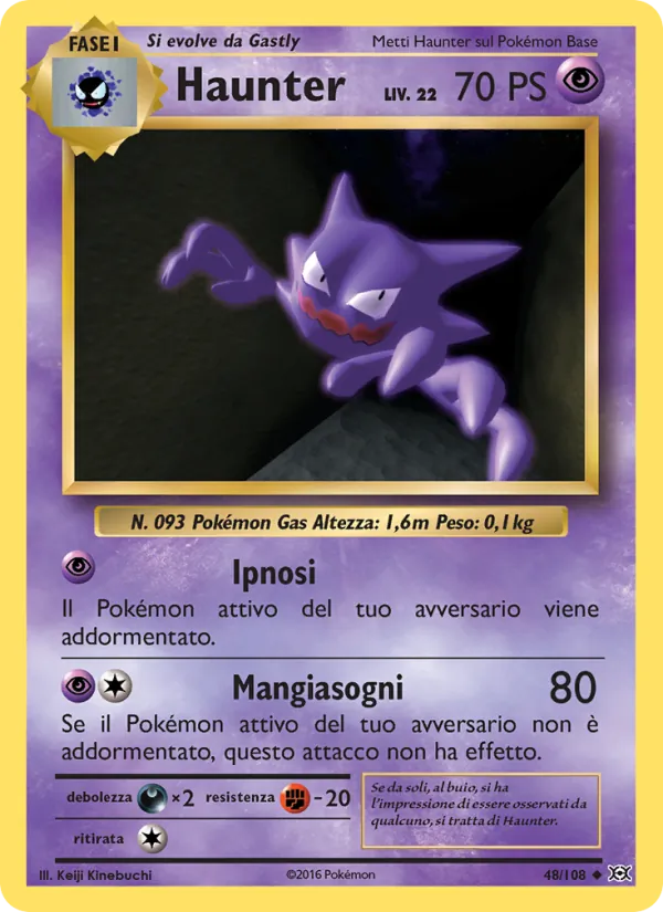 Haunter Evoluzioni 48/108