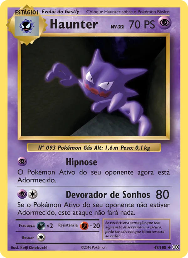 Haunter Evoluções 48/108