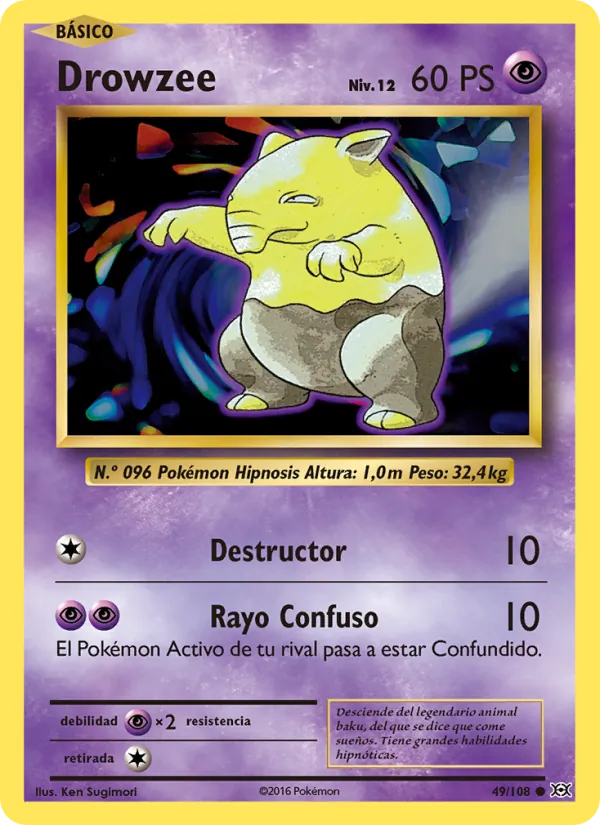 Drowzee Evoluciones 49/108