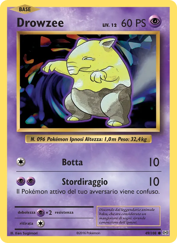 Drowzee Evoluzioni 49/108