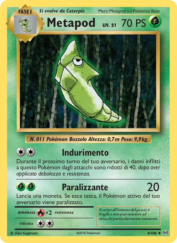 Metapod Evoluzioni 4/108