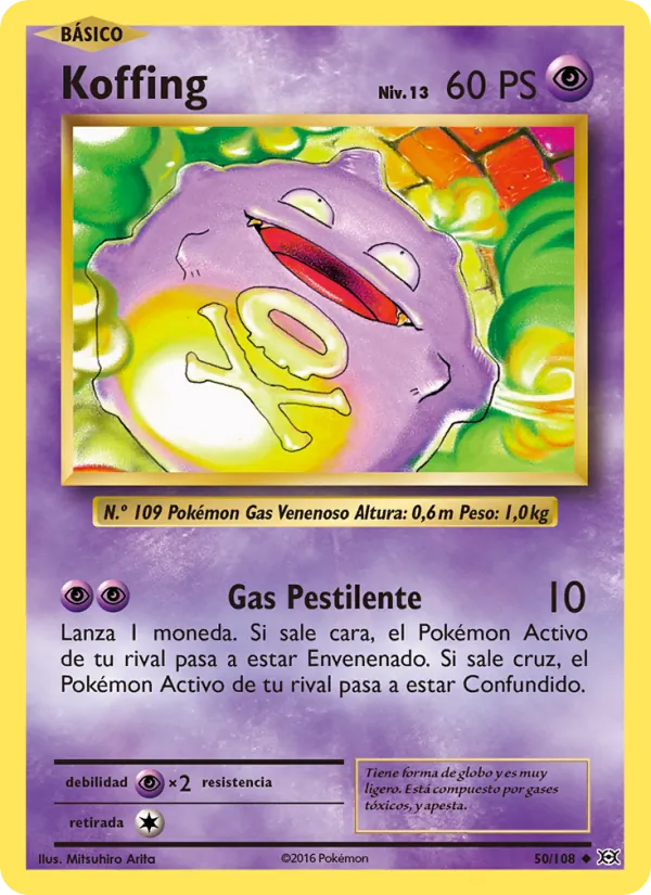 Koffing Evoluciones 50/108
