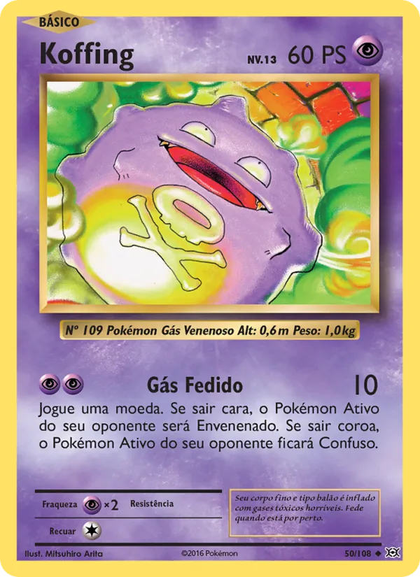 Koffing Evoluções 50/108
