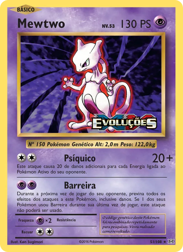 Mewtwo Evoluções 51/108