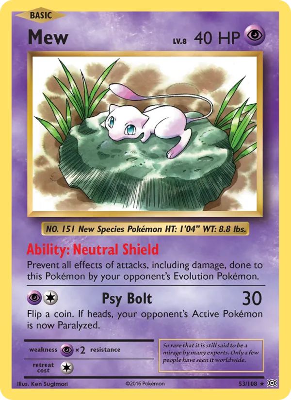 Mew Evolutions 53/108