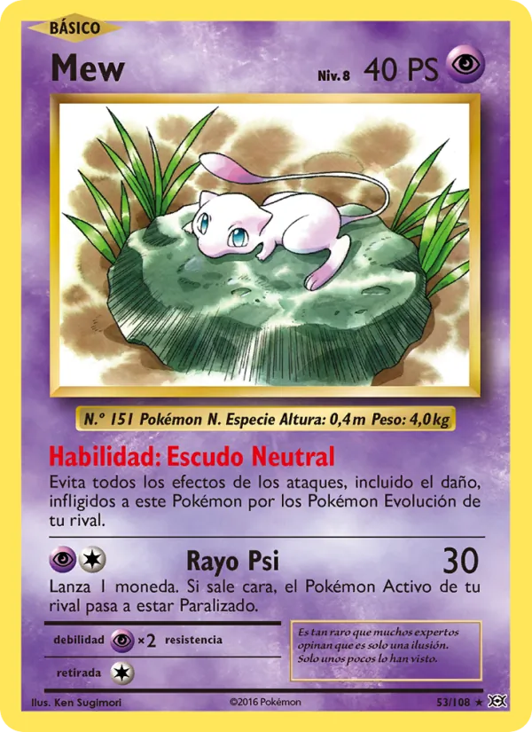 Mew Evoluciones 53/108