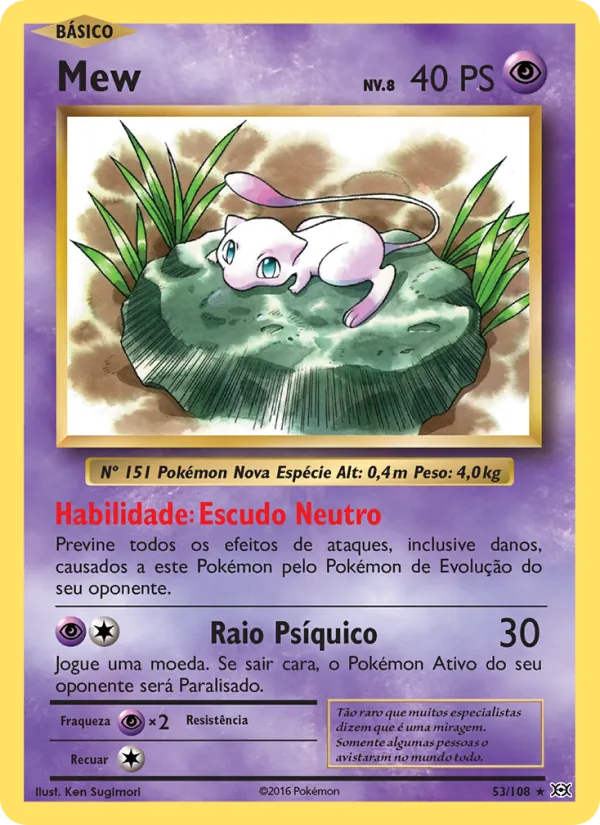 Mew Evoluções 53/108