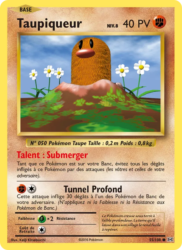 Taupiqueur Évolutions 55/108