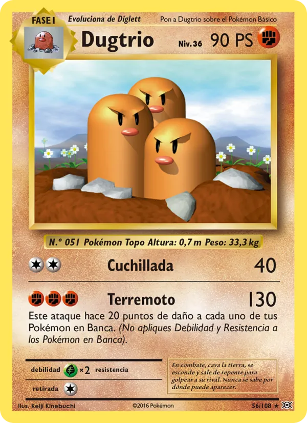Dugtrio Evoluciones 56/108
