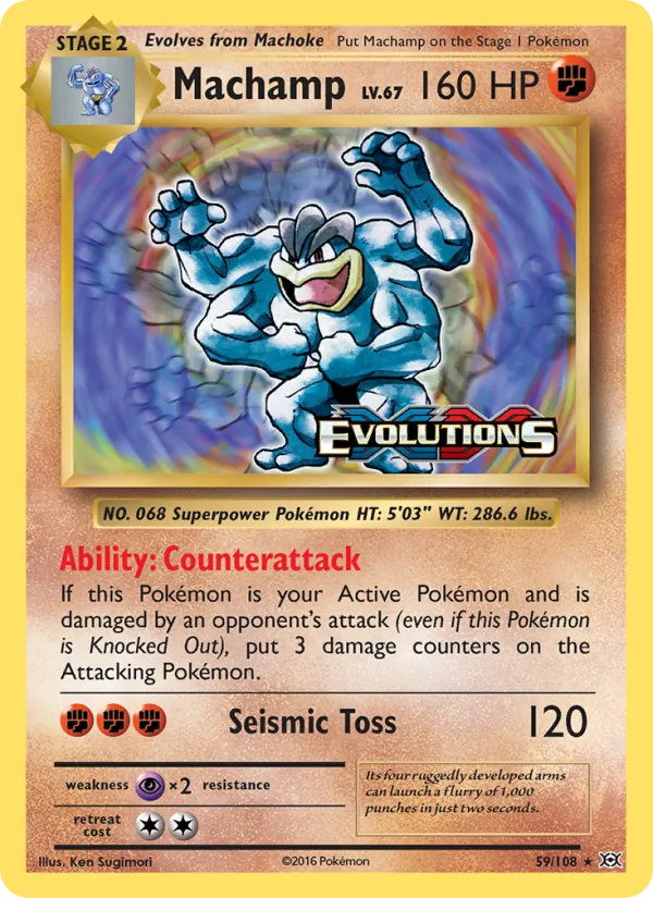 Machamp Evolutions 59/108