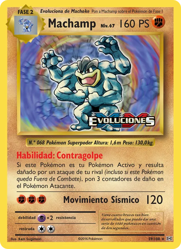 Machamp Evoluciones 59/108