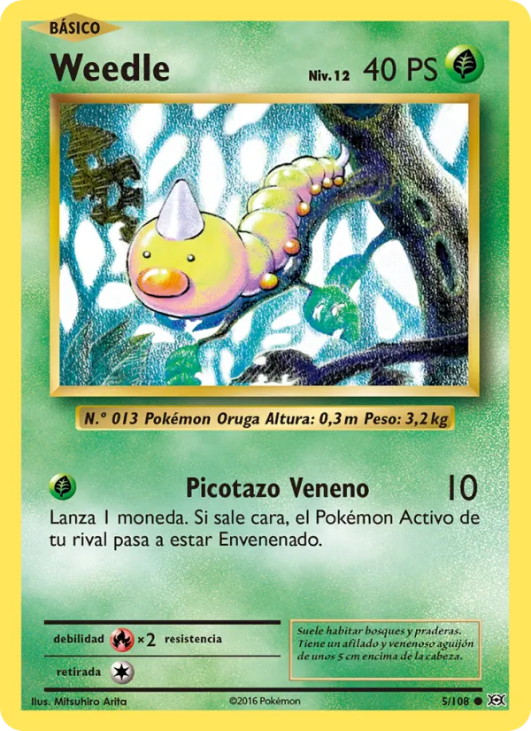 Weedle Evoluciones 5/108