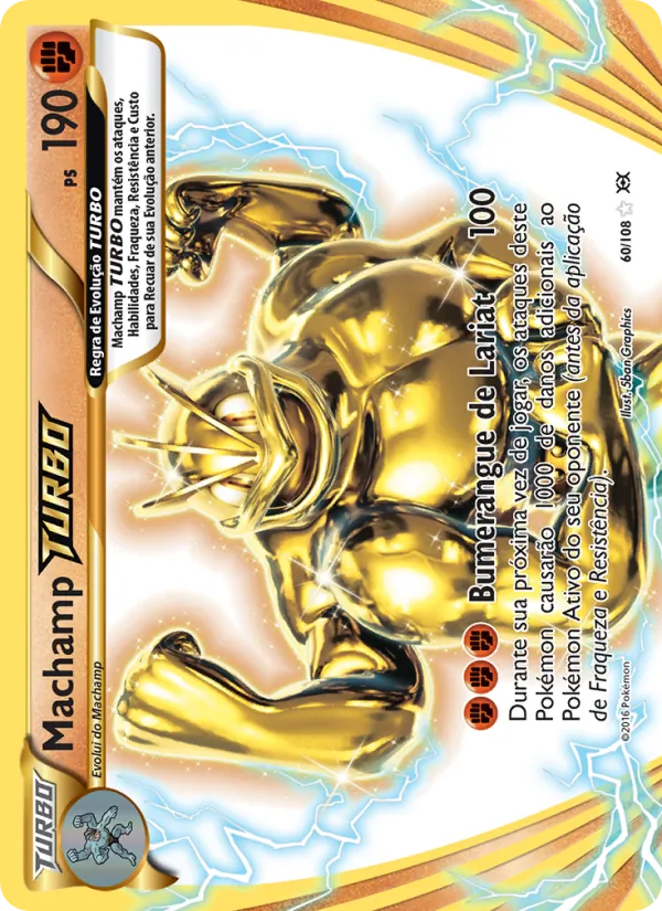 Machamp TURBO Evoluções 60/108
