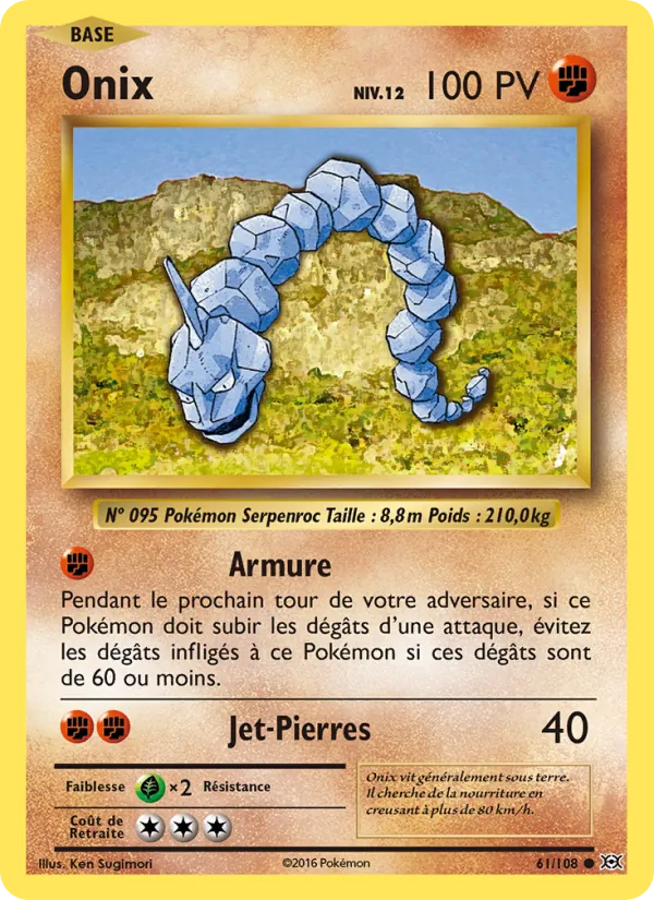 Onix Évolutions 61/108