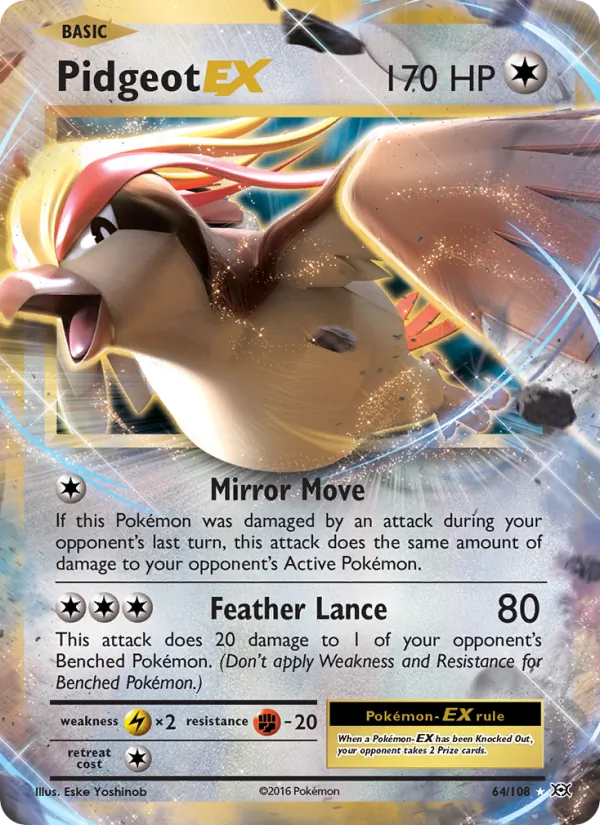 Pidgeot EX Evolutions 64/108