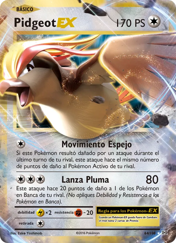 Pidgeot EX Evoluciones 64/108